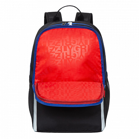 Рюкзак школьный GRIZZLY RB-151-2 /1 black/blue