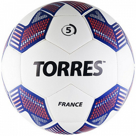 На картинке изображен Мяч футбольный Torres Team France F30545 (р.5) Мяч футбольный Torres Team France F30545 (р.5)