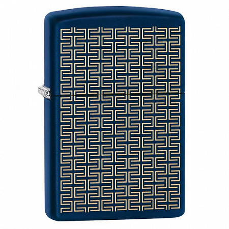 Зажигалка Zippo Square Grid 49232 navy matte