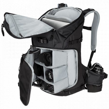 На картинке изображен Спортивный рюкзак Jack Wolfskin Acs Photo Pack Pro black 2003133-6000 Спортивный рюкзак Jack Wolfskin Acs Photo Pack Pro black 2003133-6000