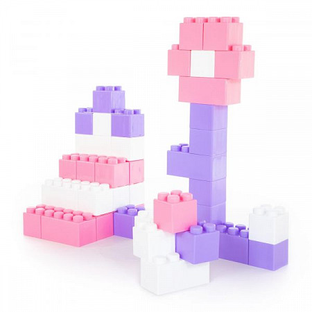 Конструктор строительный Полесье XXL v2 45шт 68033