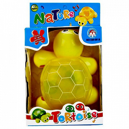 Игрушка музыкальная Черепаха EM-061A yellow