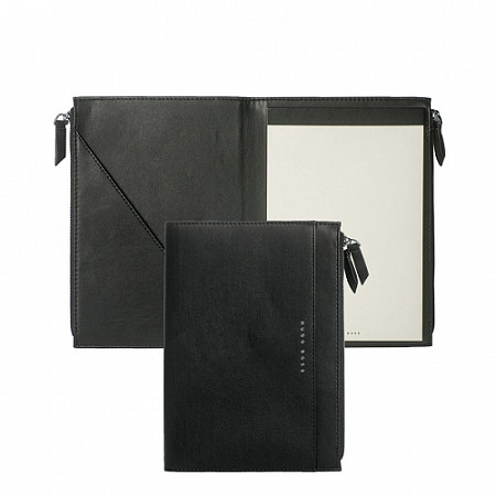 Папка Hugo Boss Conference folder A5 Stripe Soft Black HTM808A