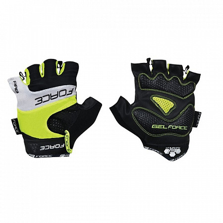 Велоперчатки Force Rab gel 905240 green