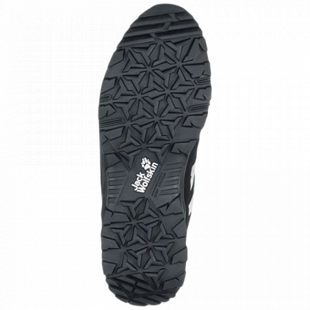 На картинке изображен Полуботинки мужские Jack Wolfskin Cascade Hike Texapore Low M black / white Полуботинки мужские Jack Wolfskin Cascade Hike Texapore Low M black / white