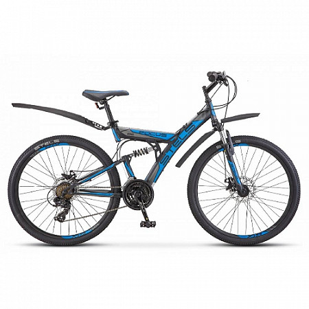 Велосипед Stels Focus MD V010 26" black/blue
