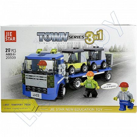 Конструктор UniToys Town Series 3 в 1 Large Transport Truck (20509)