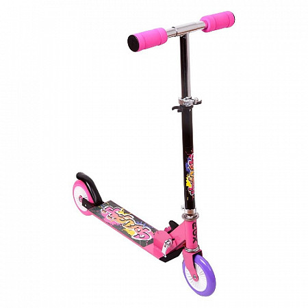 Самокат детский RGX Graffiti pink