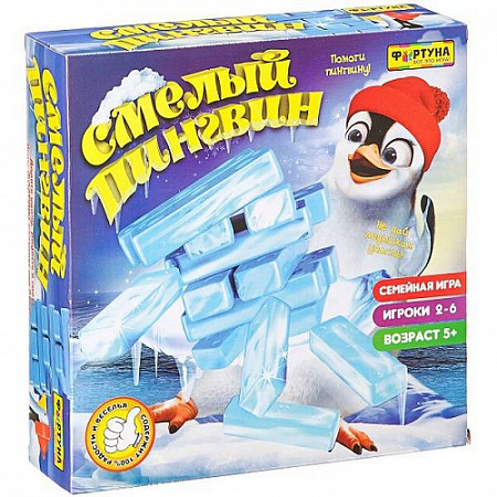 Настольная семейная игра Bondibon Cмелый пингвин Ф79327