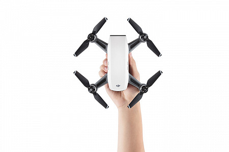 На картинке изображен Квадрокоптер DJI Spark Alpine White Квадрокоптер DJI Spark Alpine White
