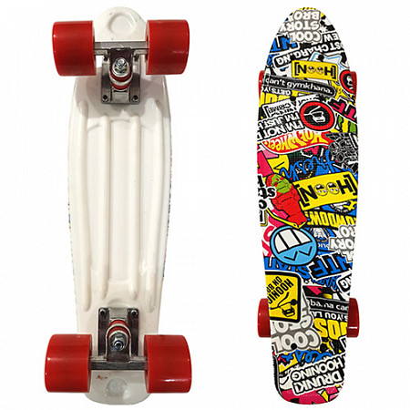 На картинке изображен Penny board (пенни борд) Display Danger/red Penny board (пенни борд) Display Danger/red