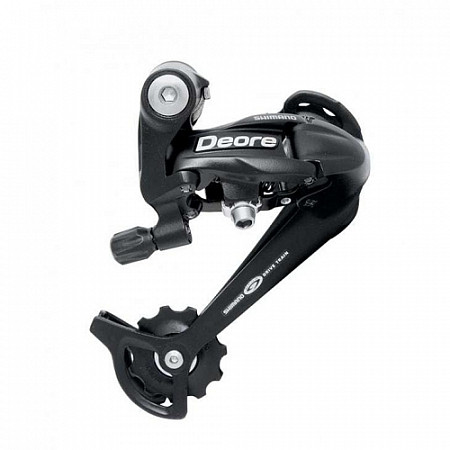 На картинке изображен Переключатель задний Shimano Deore RD-M591 SGS black Переключатель задний Shimano Deore RD-M591 SGS black