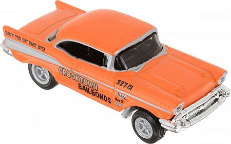 На картинке изображен Машинка Maisto 1:64 1957 Chevrolet Bel Air (15504) Машинка Maisto 1:64 1957 Chevrolet Bel Air (15504)