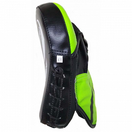 На картинке изображен Лапа тренировочная Zez Sport B-S2 green Лапа тренировочная Zez Sport B-S2 green