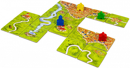 На картинке изображен Настольная игра Hobby World (серии Каркассон Колонизаторы Манчкин) Каркассон 2019 915138 Настольная игра Hobby World (серии Каркассон Колонизаторы Манчкин) Каркассон 2019 915138