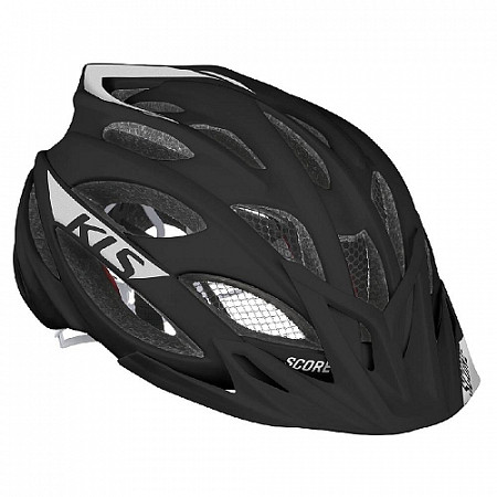 На картинке изображен Велошлем Kellys Score black/silver Велошлем Kellys Score black/silver