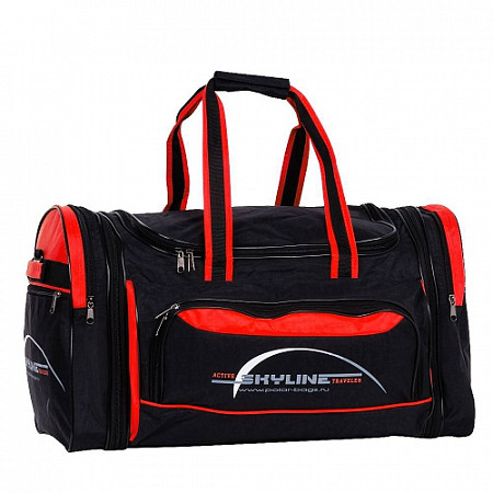 На картинке изображен Спортивная сумка Polar 6069.1с black/red Спортивная сумка Polar 6069.1с black/red
