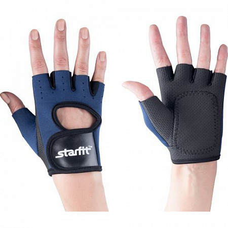 Перчатки для фитнеса Starfit SU-107 Dark Blue/Black