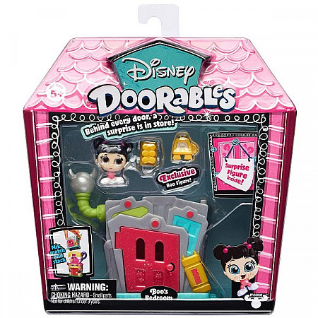 На картинке изображен Мини-набор сюрприз Moose Disney Doorables 2 фигурки 69406 Мини-набор сюрприз Moose Disney Doorables 2 фигурки 69406