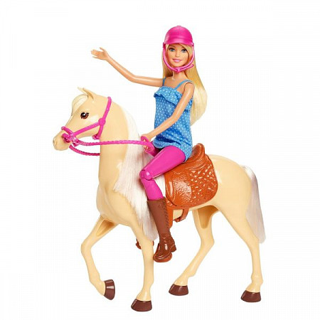 Кукла Barbie С лошадью FXH13