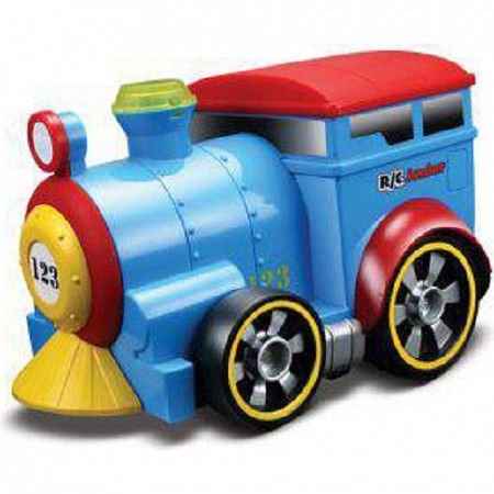 На картинке изображен Игрушка на радиоуправлении Maisto Паровоз серия Junior 81119 Игрушка на радиоуправлении Maisto Паровоз серия Junior 81119