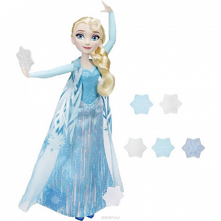 Кукла Disney Frozen Эльза запускающая снежинки рукой (B9204)