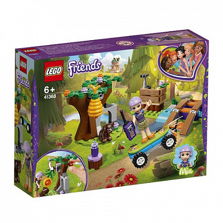 На картинке изображен Конструктор LEGO Friends Приключения Мии в лесу 41363 Конструктор LEGO Friends Приключения Мии в лесу 41363