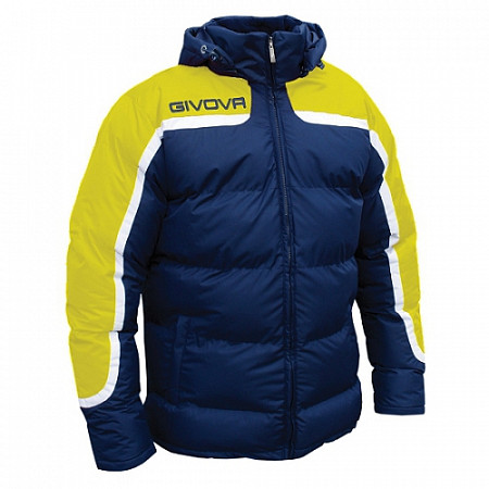 Куртка зимняя мужская Givova Antartide G010 blue/yellow