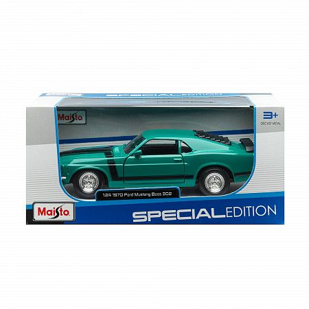 Масштабная модель автомобиля Maisto 1:24 Форд Мустанг (31943) turquoise