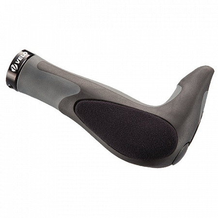 Грипсы Velo 148мм Эргономичные VLG-849-D4-L1-G1 Black/Grey