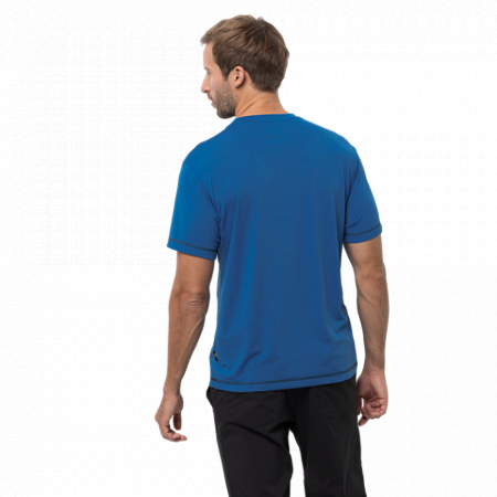 Футболка мужская Jack Wolfskin Crosstrail T Men electric blue
