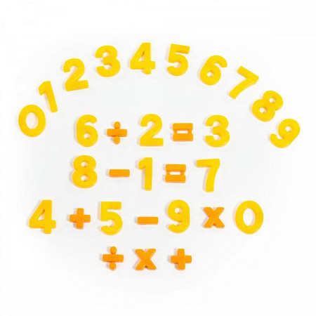 Набор Полесье Первые уроки 20 цифр + 10 математических знаков 70654