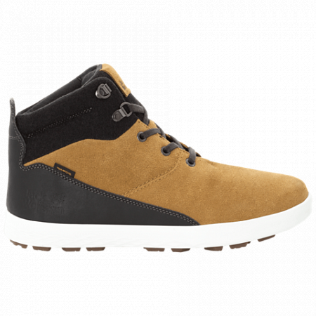 Ботинки мужские Jack Wolfskin Auckland Wt Texapore Mid M light brown / black