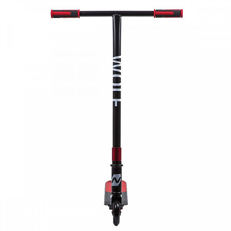 Самокат Novatrack Wolf El 100A.WOLF.BRD9 Black/Red