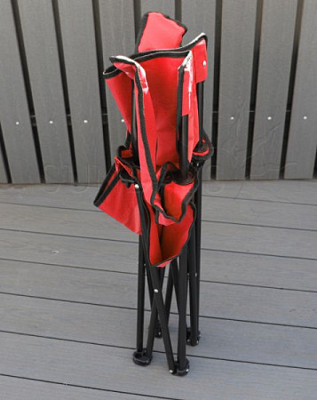 На картинке изображен Кресло туристическое складное Sundays SN-CC001-3 Red Кресло туристическое складное Sundays SN-CC001-3 Red