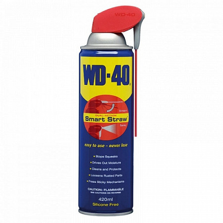 Смазочно-очистительная смесь WD-40 420 мл Smart Straw