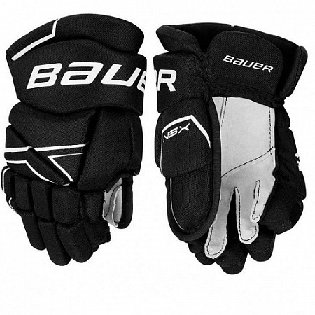 Перчатки хоккейные Bauer NSX S19 Yth black/white