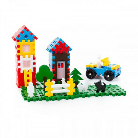 Конструктор Полесье Семья 235 элементов в мешке 0927