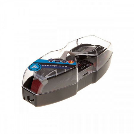 Очки для плавания Alpha Caprice AD-G6100 black/red/white
