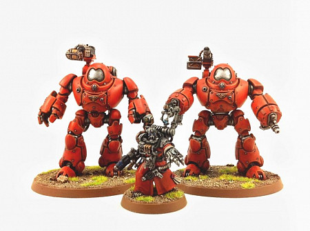 На картинке изображен Фигурки Games Workshop Warhammer: Adeptus Mechanicus Kastelan Robots 59-16 Фигурки Games Workshop Warhammer: Adeptus Mechanicus Kastelan Robots 59-16