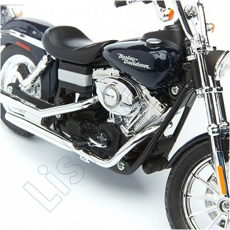 Масштабная модель мотоцикла Maisto 1:18 Harley Davidson 2006 FXBI Dyna Street Bob (31360) blue