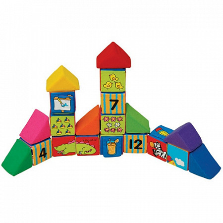 Игрушка K'S Kids Кубики мягкие "Учись, играя" KA10458
