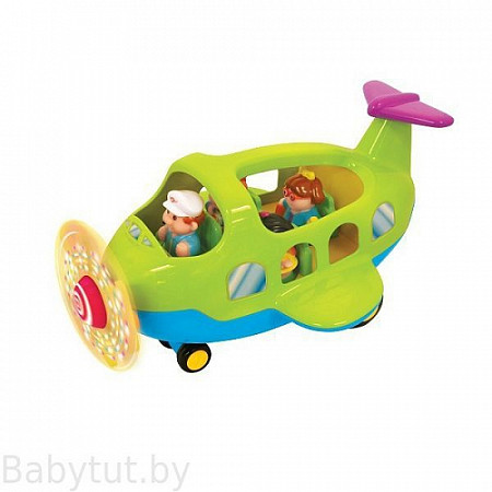 Игрушка Kiddieland Музыкальный самолет 039289 green