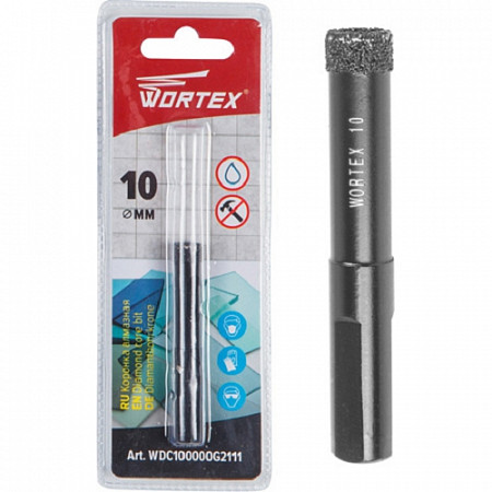 На картинке изображен Алмазная коронка Wortex 1 см WDC100000G2111 Алмазная коронка Wortex 1 см WDC100000G2111