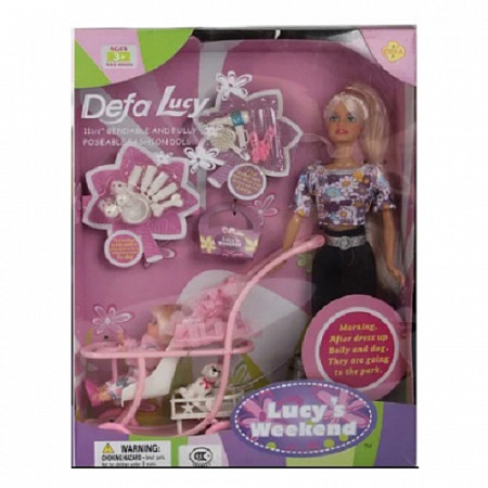 Кукла Defa с коляской 20958 multicolor