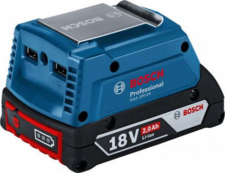Адаптер USB-зарядное устройство Bosch GAA 18V-24 (1 600 A00 J61)