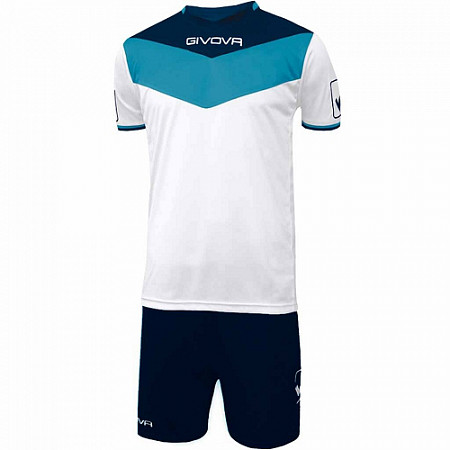 Футбольная форма Givova Campo KITC53 white/blue