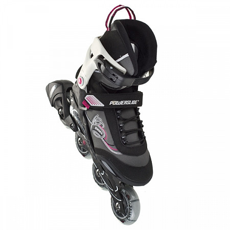 На картинке изображен Роликовые коньки Powerslide Phuzion Gamma Pure 940198 grey/pink Роликовые коньки Powerslide Phuzion Gamma Pure 940198 grey/pink