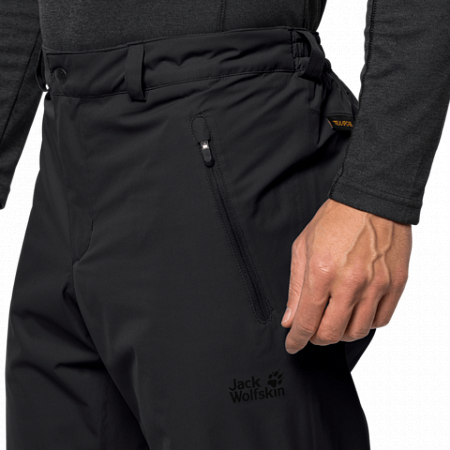 На картинке изображен Брюки мужские Jack Wolfskin Parana Pants M black Брюки мужские Jack Wolfskin Parana Pants M black