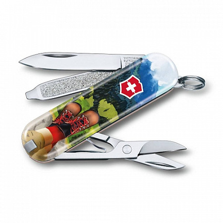 Нож перочинный Victorinox Classic 2020 I Love Hiking 0.6223.L2002